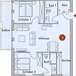 Apartmán Strandvogt We 03