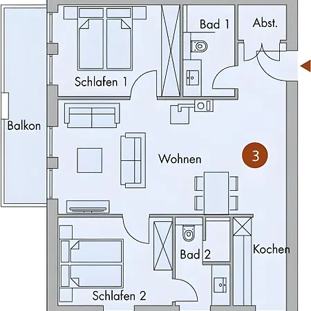 Apartament Strandvogt We 03